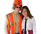 Builder and Schoolgirl