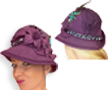 Purple Cloche