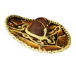 Gold/Brown Sombrero