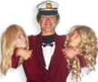 Hugh with Girls