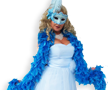 Baby Blue Masquerade