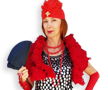 Black Sequin Red 20s