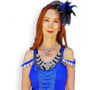 Blue Beaded 20s