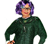 Dame Edna in Green