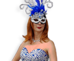 Diamante Blue Masquerade