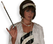 Flapper Black White